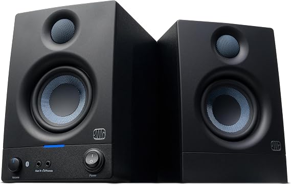 PreSonus Eris 3.5 Bluetooth Powered Studio Monitors, Pair | | 50W, Woven-Composite Woofer, Silk-Dome Tweeter, Black