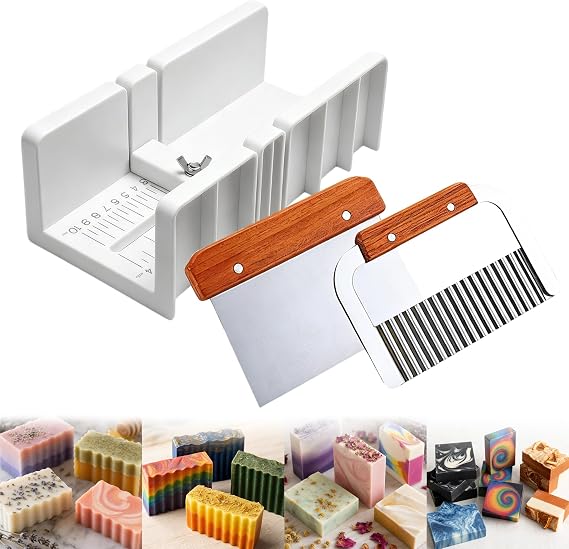 PIUH Soap Cutting Tool Set with Soap Cutter Base and 2 Cutter Slicer