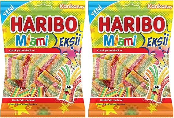 Haribo Miami Ekşi 70 g 2li paket