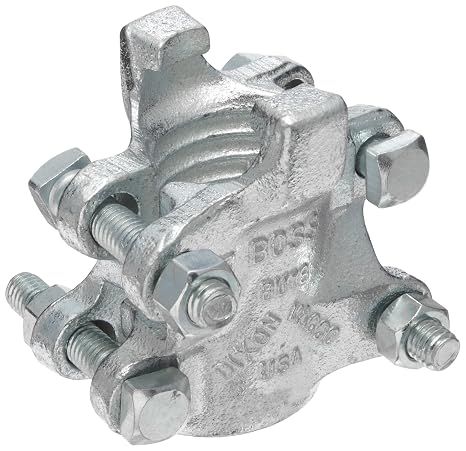 Dixon BU18 Plated Iron Boss Clamp, 1-1/4" Hose ID, 1-32/64" - 1-50/64" Hose OD