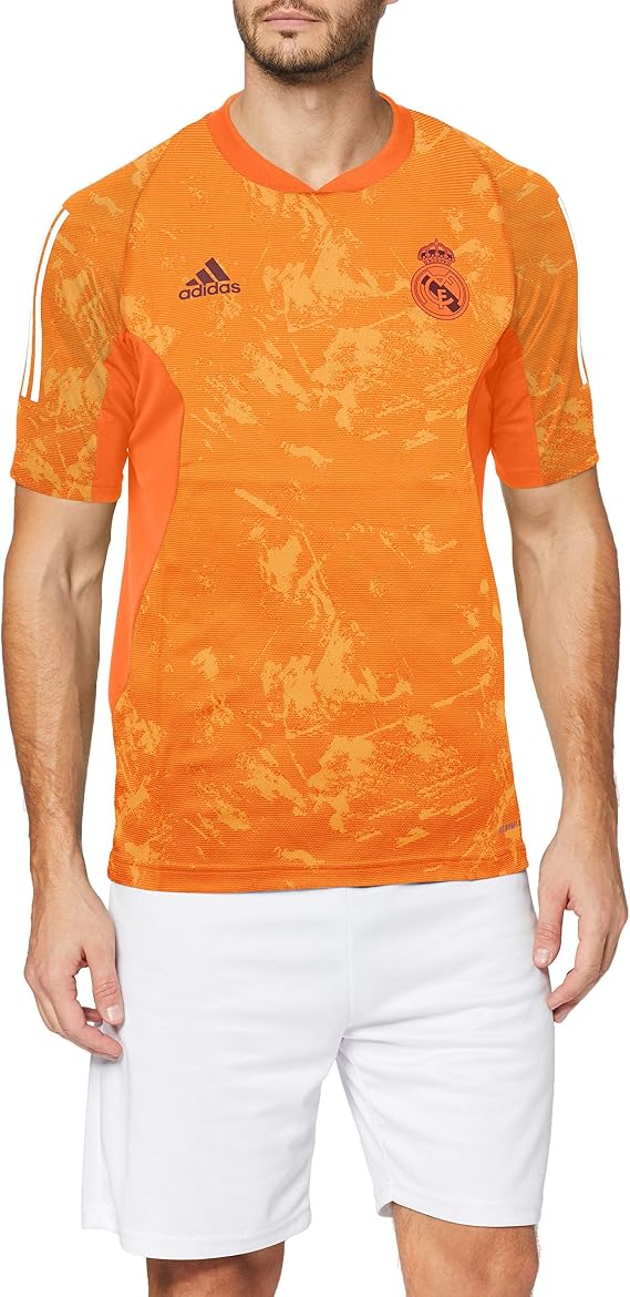 adidas 2020-2021 Real Madrid EU Training Jersey (Orange)