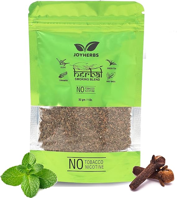 Organic Herbal Mixture 100% Tobacco Free & Nicotine Free Smoking Blend 30 Gram(1.0 oz)