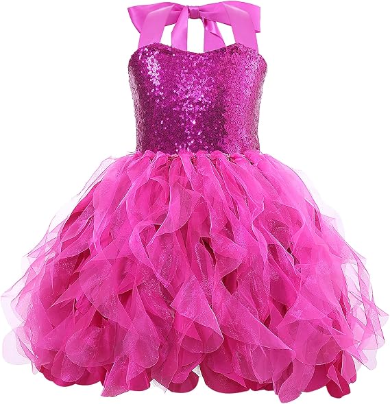 Tutu Dress for Toddler Baby Girl, Sequin Sleeveless Tulle Skirt, Tulle Dress for Wedding, Birthday Party, Special Occasion