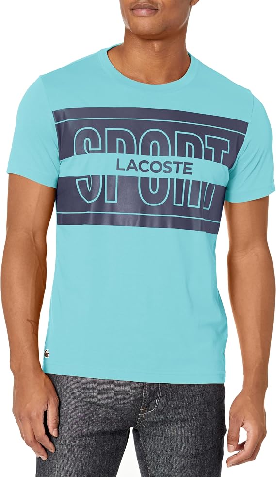 Lacoste Men's Cotton Print Sport T-Shirt