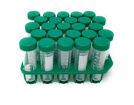 SPL 50ml Conical Centrifuge Tube PP/HDPE with PP Racks, Sterile, DNase/RNase - Free (12 Racks (300 Tubes))