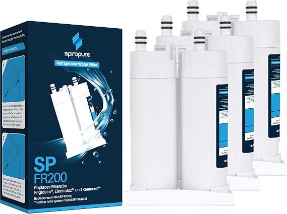 SpiroPure SP-FR200 Water Filter Replacement for WF2CB EWF01 EWF2CBPA (3PK)