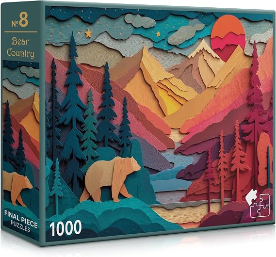 Bear Country (#8) 1000 Piece Jigsaw Puzzle for Adults - Final Piece