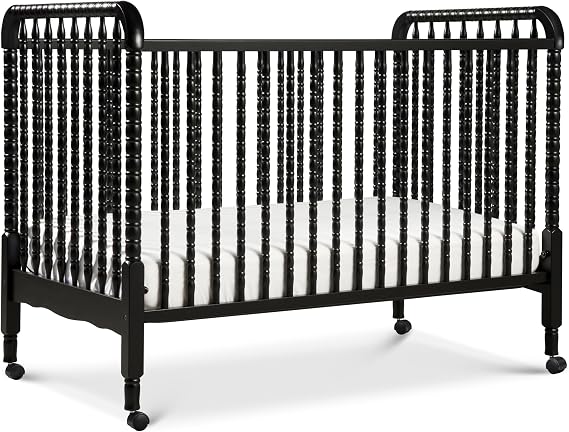 DaVinci Jenny Lind 3-in-1 Convertible Baby Crib, Ebony