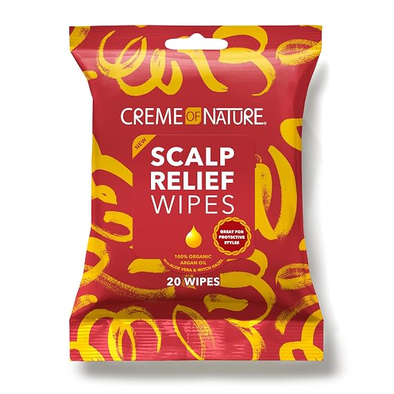Creme of Nature Argan Oil from Morrocco Scalp Relief Wipes, 20 ct