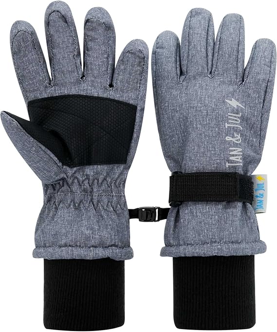 JAN & JUL Waterproof Insulated Winter Gloves for Kids