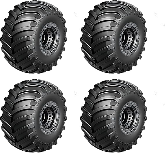 Y14411-21 1/14 Scale RC Car Accessories Rally Wheels, Spare Parts RC Vehicle Wheels & Tire Sets for 14412 & 14411 (Four Tires)