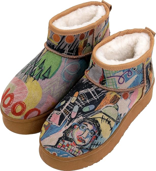 DOGO Ruby Womens Ankle Boots with Faux Fur Lining
