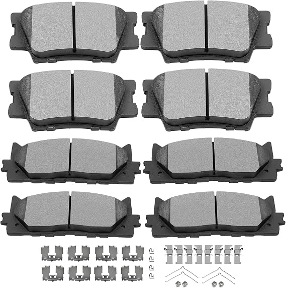 SCITOO Ceramic Front Rear Disc Brake Pad Set Fit For Toyota For Camry 07-17