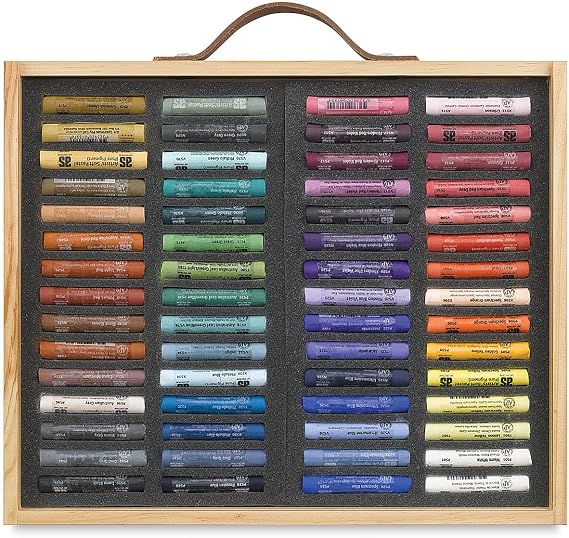 Art Spectrum Artists' Soft Pastel Set - Assorted Colors, Set of 60