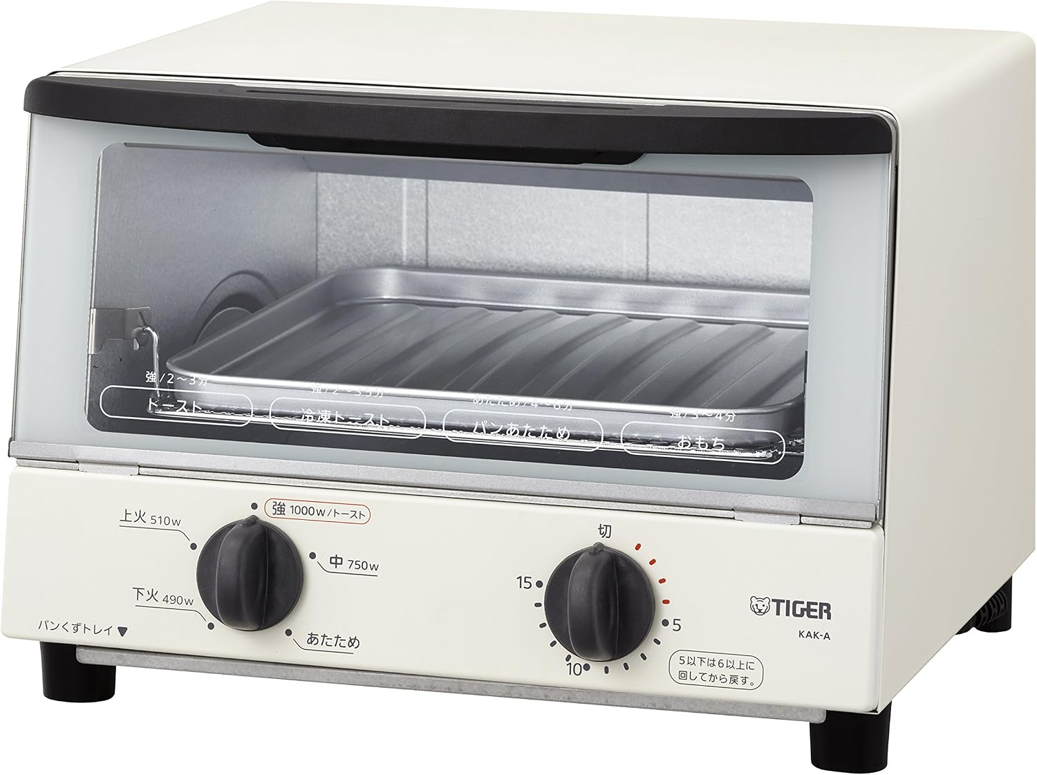 Tiger Yakitake KAK - A100 - W Oven Toaster White