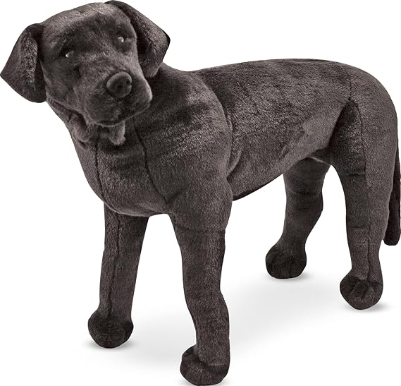 Melissa & Doug Giant Black Lab - Lifelike Stuffed Animal Dog (over 2 feet tall)
