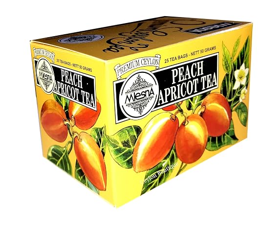 Mlesna Peach Apricot Ceylon Tea in 25 Tea Bags (1)