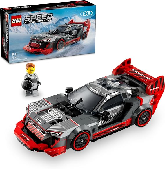 LEGO Speed Champions Audi S1 e-tron quattro Race Car Collectible and Exhibitable Creative Toy Model Making Set for Children Ages 76921-9 and Over (274 Pieces)