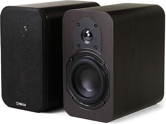 Micca RB42 Reference 2-Way Passive Bookshelf Speakers, Stereo Pair, Walnut