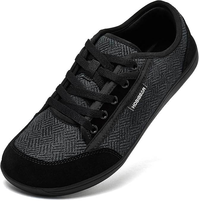 HOBIBEAR Barefoot Shoes for Women Men Zero Drop Sole Wide Toe Box Walking Sneakers