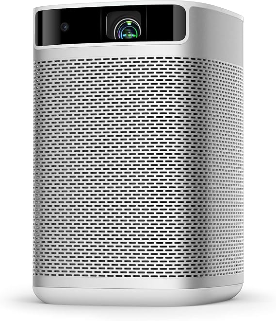 XGIMI Mogo Pro Portable Native Projector, Wi-Fi Smart Mini Movie Projector, 300 ANSI Lumen, Android TV 9.0, 5,000+ Apps, 100 inch Picture, Wireless Bluetooth Speaker for Outdoor Indoor