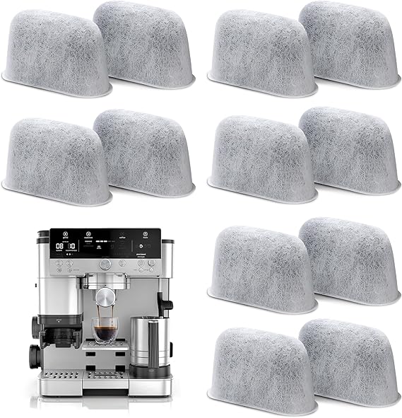 12 Pack Water Filter Inserts for Ninja Luxe Cafe Accessories, Better Flavor