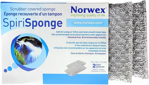 Norwex Spirisponge, Silver (2 per pack)