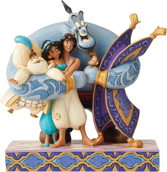 Enesco Disney Traditions Group Hug Aladdin Figure, Multicolor