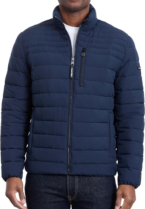 Calvin Klein CM155900 Men's Puffer Jacket Padded Jacket Navy Size M