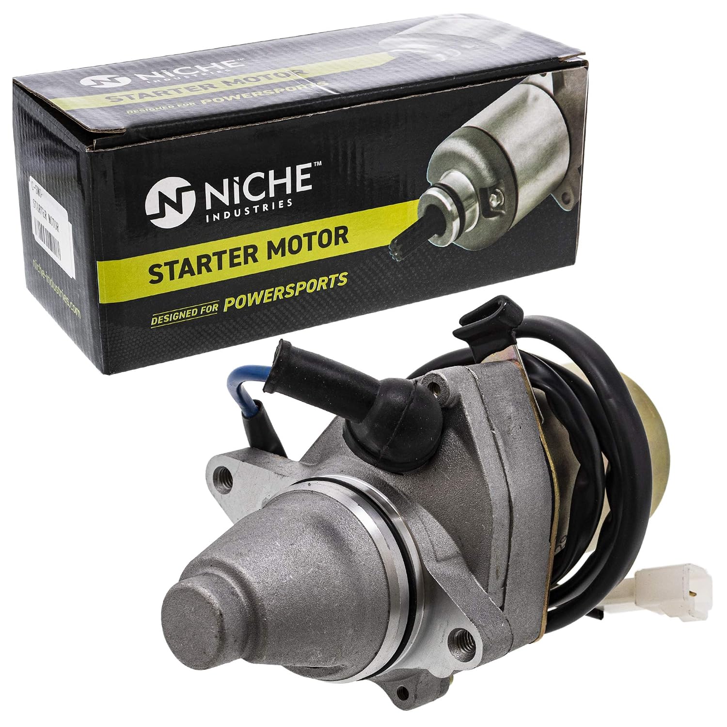 NICHE Starter Motor Assembly High Torque for Kawasaki KFX80 Suzuki Quadsport Quadrunner 80 LT80 21163-S003 31100-40B01