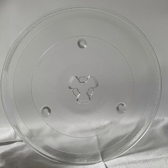 10 1/2 Inches Replacement Microwave Glass Plate Compatible with Hamilton Beach 252100500497, HB-P90D23, Microwave Glass Turntable Compatible with GE, Sunbeam, Emerson P23, Replace Part #252100500497