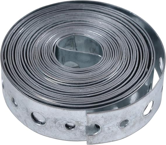 Oatey 33923 28 Ga. Galvanized Hanger Strap, Bagged - 3/4-Inch x 10-Feet