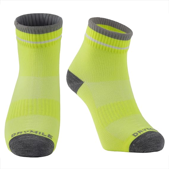DRYMILE Active Waterproof Socks, Cushioned for Running and Hiking