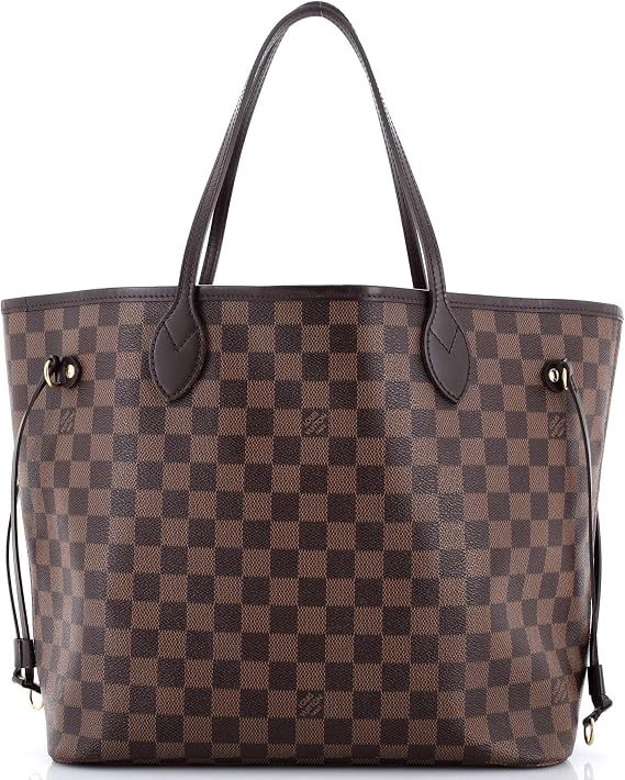 Pre-Loved Neverfull Tote Damier MM, Brown