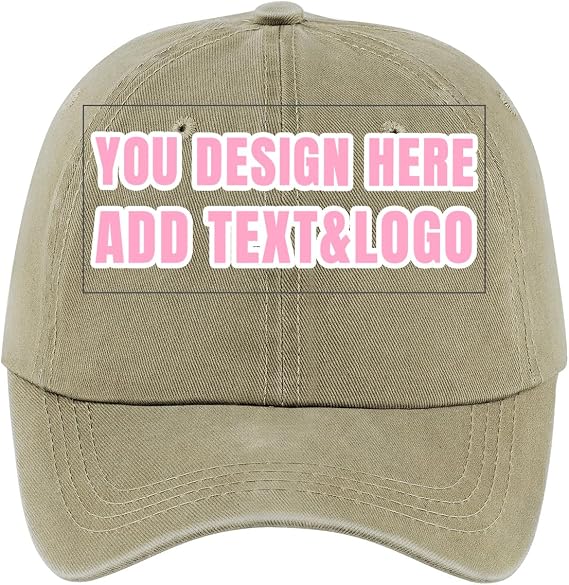Custom Hat for Men Women Personalized Denim Caps Design Your Own Logo Hats Customizable Trucker Hat Print Embroidery