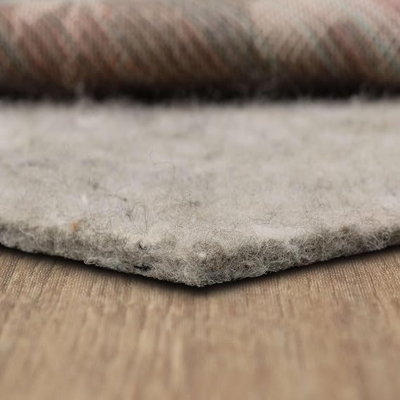 Mohawk Home Waterproof 6' x 9' Pet Friendly Non Slip Grip Rug Pad Spill Proof Reversible Felt Cushion + Rubber Gripper Safe for All Floors