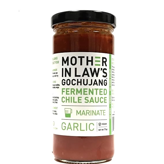 Mother-In-Law's Kimchi Fermented Chile Paste, Garlic, Pack of 2