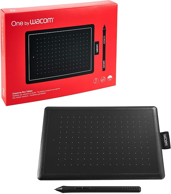 Wacom CTL-472/K1-C Pen Tab, One by Wacom Small Chromebook Compatible, Pen Input Exclusive Model, S Size