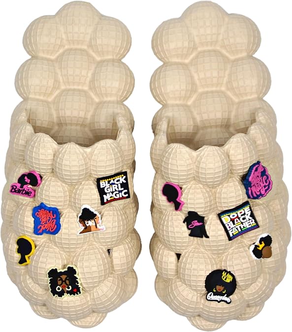 LEPHYON Bubble Slides |Funny Golf Ball Slides| Lightweight Foam Shower Shoes Men|Comfortable Womens Slippers|Stylish Non-Slip Soles Unisex