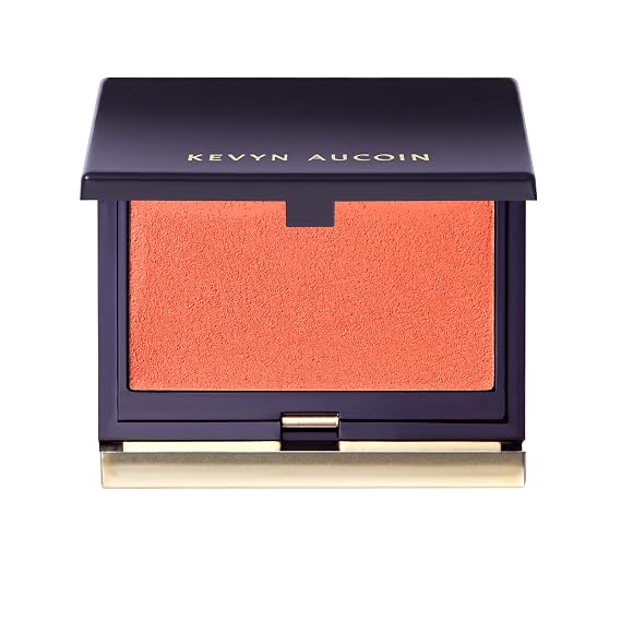 Kevyn Aucoin Sensual Skin Blush Innocence (soft tangerine: apricot/warm): Cream-to-powder formula. Airbrushed finish. Help blur appearance of texture, pores & fine lines. Easy use. Made in Italy