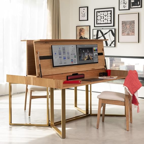 Transformer Table to Desk, Natural, 2 Units