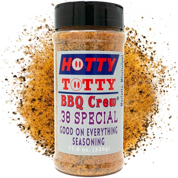 Hotty Totty Steak & Pork BBQ Rub (.38 Special) Bold Pepper Steak Seasoning for Grilling & Searing Enhances Crust & Flavor