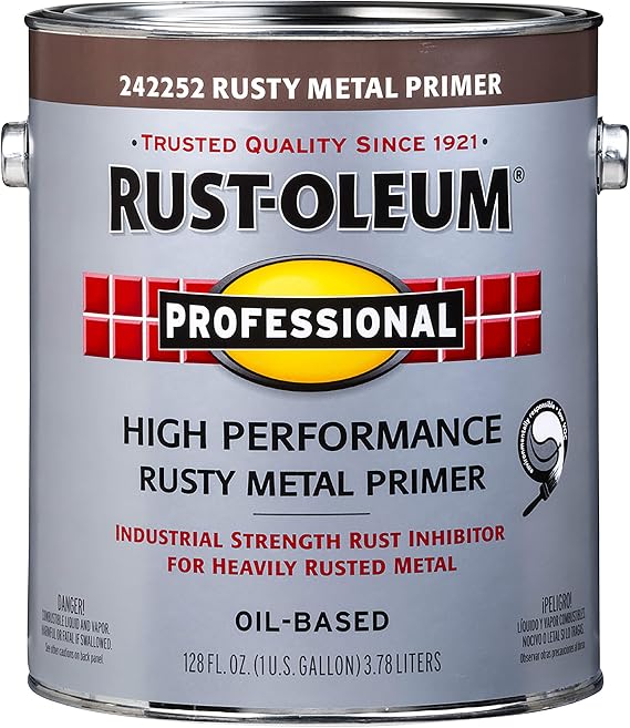 Rust-OLEUM 242252 Professional Gallon Rusty Flat Metal Primer