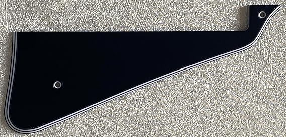 Pick Guard For Gibson Les Paul LP 1978 3-Pickups Project Style Guitar Pickguard Scratch Plate (5-Ply Black)