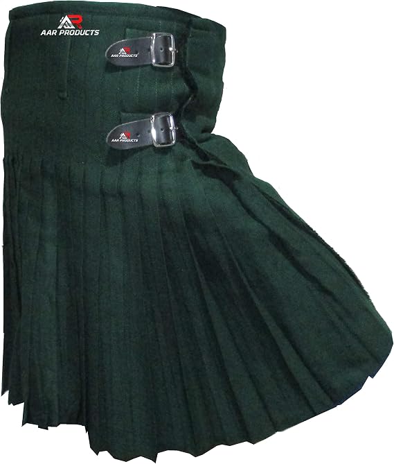 AAR Mens Scottish Tartan Kilt - 13oz Highland Casual Kilt for Men - 11 Tartans