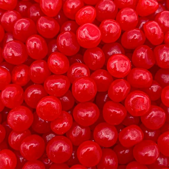 Cherry Sours, Chewy Candy Balls, Sour Candy, 1 Lb Bag