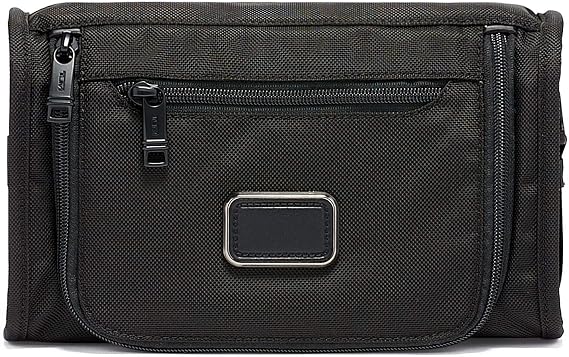 TUMI - Alpha Travel Kit - Travel Toiletry Bag - Compact Travel Organizer for Cosmetics & Essentials - TUMI Tracer - Black
