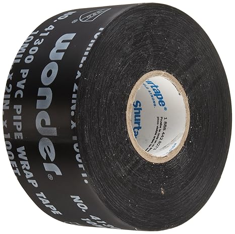 Shurtape PW-100 Corrosion Protection Pipe Wrap Tape: 2 in. x 100 ft. (Black)