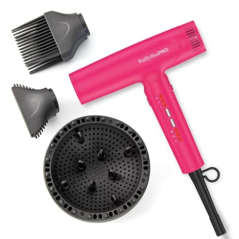BaBylissPRO Nano Titanium Professional Nano Light Ionic Dual-Voltage Lightweight Hair Dryer