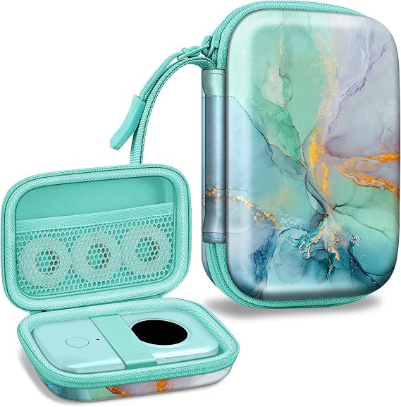 FINTIE Label Maker Storage Case, Portable Hard Shell Printer Carrying Case